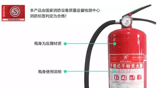 滅火器的安全注意事項